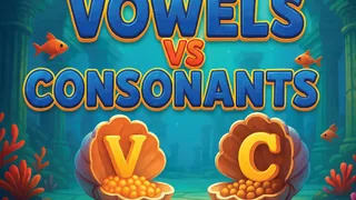 Metti alla prova la tua conoscenza e velocità identificando vocali e consonanti in questo divertente gioco educativo. Affina le tue abilità linguistiche e…