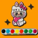 Labubu Koloreztatzeko Abentura: askatu sormena! Adin guztientzako online joko dibertigarria. Aukeratu paleta zabala eszenak biziarazteko. Erlaxatzeko eta artea…