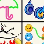 Probatu zure logika eta espazio-trebetasunak Marrazki Bakarra jokoan. Lotu puntu guztiak lerro jarraitu bakar batekin, bidea berriro marraztu gabe. Jolastu…