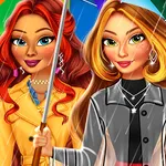 Hartu euri eguneko modaren erronka! Nahastu eta konbinatu beroki, bota eta aterki politak eguraldi tristearentzako itxura ezin hobea diseinatzeko janzteko joko…