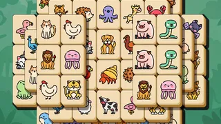 Pareka itzazu animalia-fitxa politak eta garbitu diseinu zailak Mahjong joko lasai honetan. Probatu zure puzzleak ebazteko trebetasunak eta ikusi erlojua…